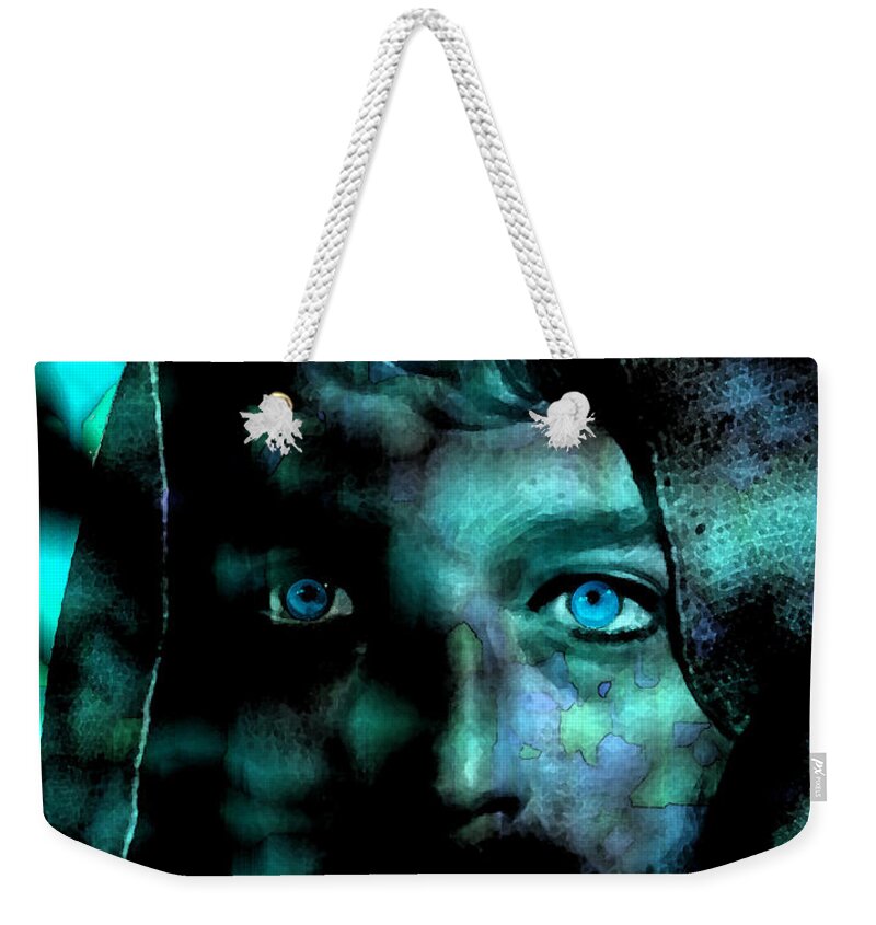 In The Garden Weekender Tote Bag featuring the digital art In The Garden by Seth Weaver