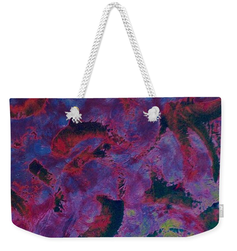 Mind's Eye Weekender Tote Bag featuring the painting In The Mind's Eye by Jacqueline McReynolds