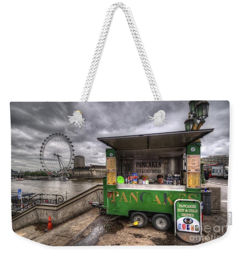  Yhun Suarez Weekender Tote Bag featuring the photograph In The Mood For Pancakes by Yhun Suarez