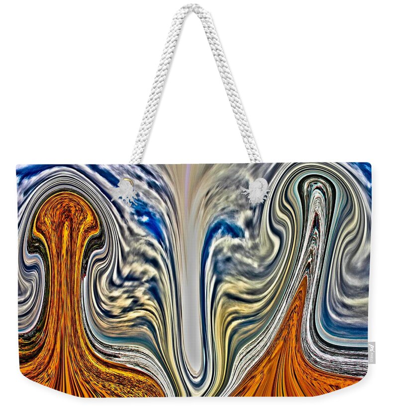 Science Fiction Weekender Tote Bag featuring the photograph In the Swim by Nick David