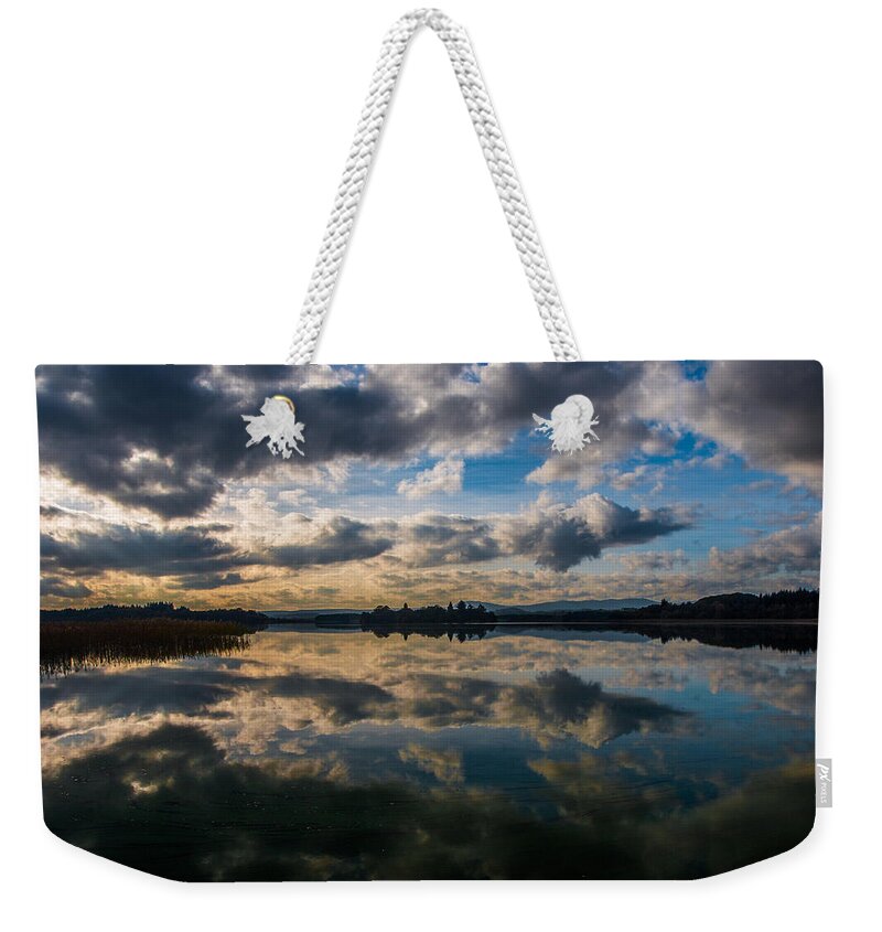 Inchmahome Weekender Tote Bag featuring the photograph Inchmahome Priory by Nigel R Bell