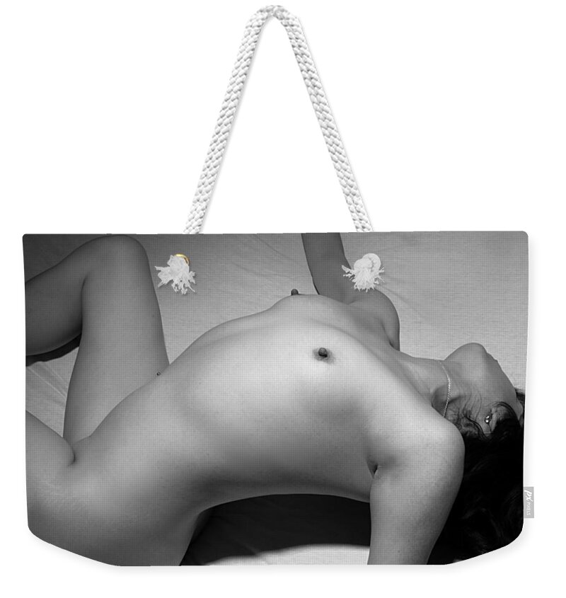Nude Weekender Tote Bag featuring the photograph Incredible Lightness of Being by Joe Kozlowski