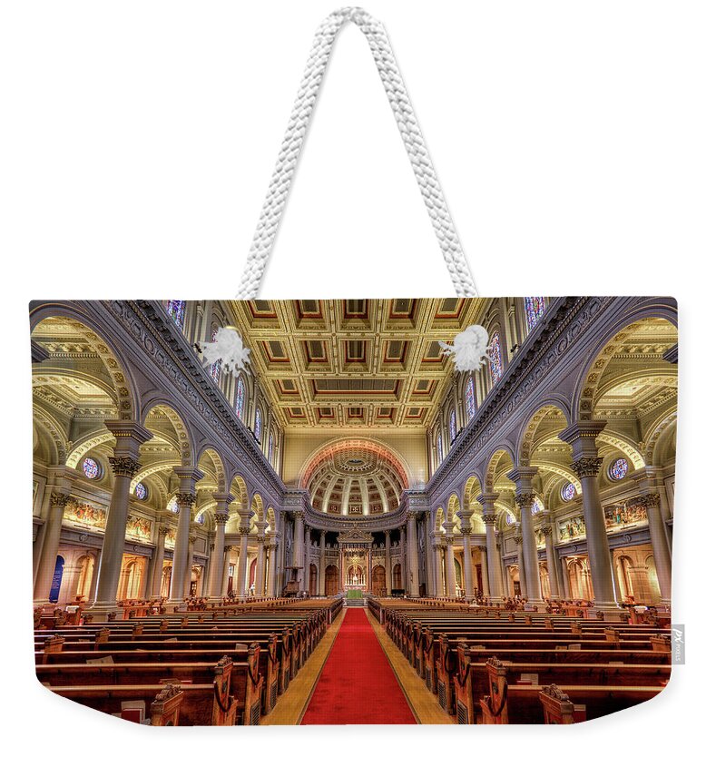 Pew Weekender Tote Bag featuring the photograph Inner Beauty by Michael Theaterwiz Criswell Photography