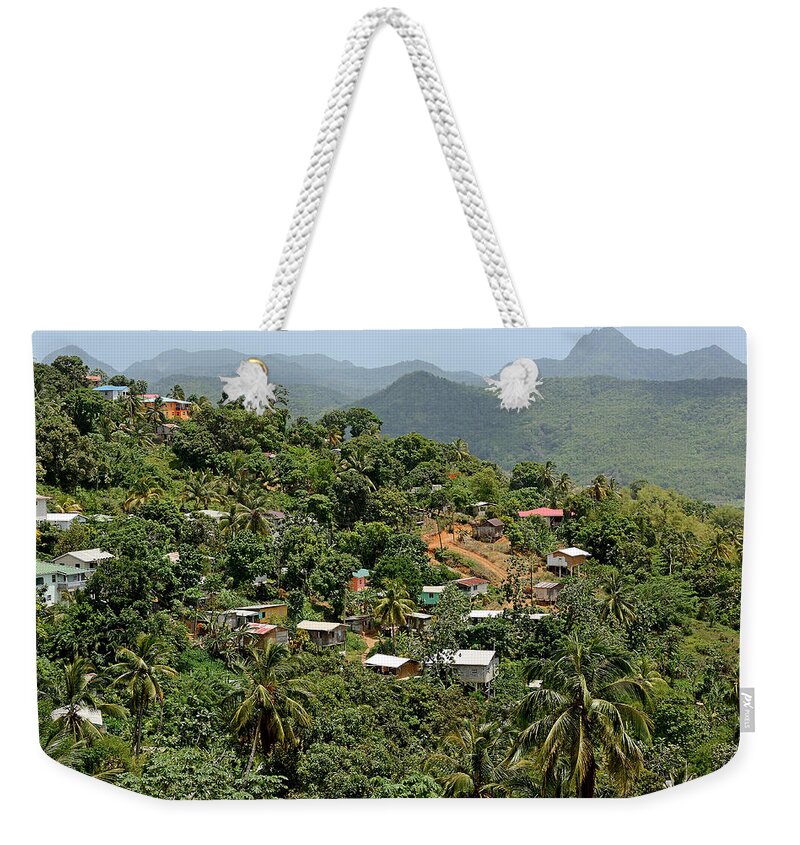Interior Weekender Tote Bag featuring the photograph Interior Island - Saint Lucia by Brendan Reals