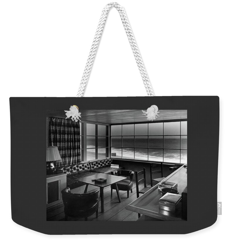 Interior Of Beach House Owned By Anatole Litvak Weekender Tote Bag