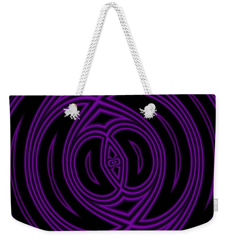 Abstract Weekender Tote Bag featuring the photograph Interwoven by Robyn King