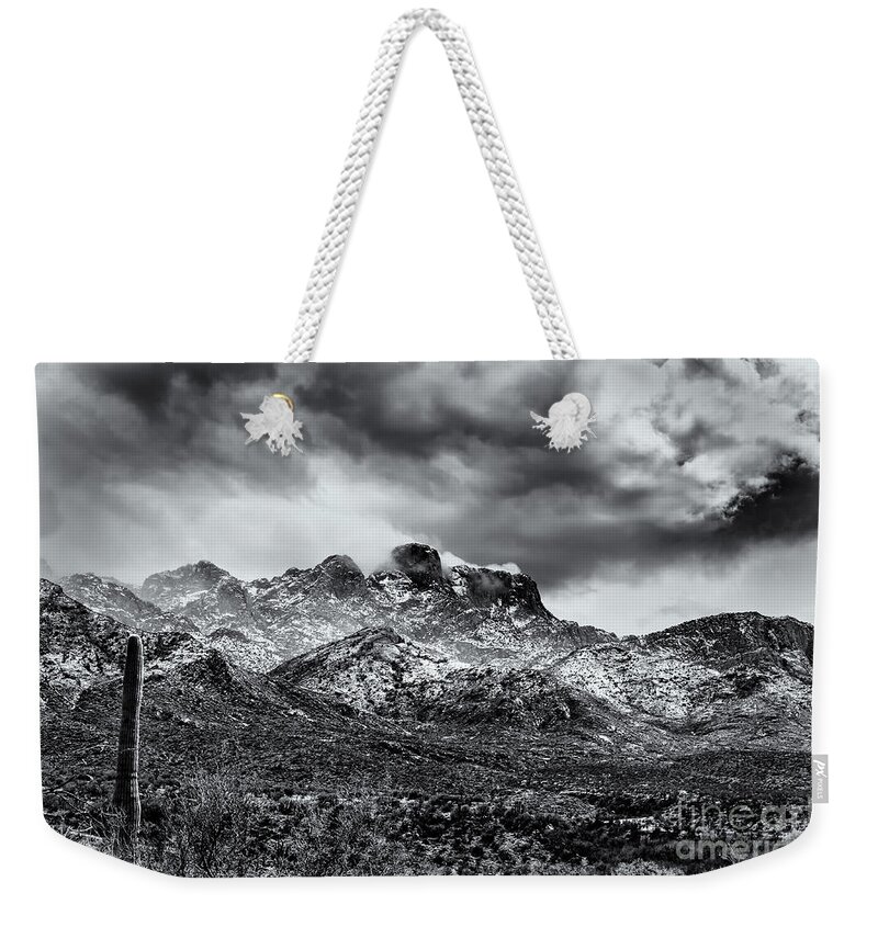 Arizona Weekender Tote Bag featuring the photograph Into Clouds by Mark Myhaver