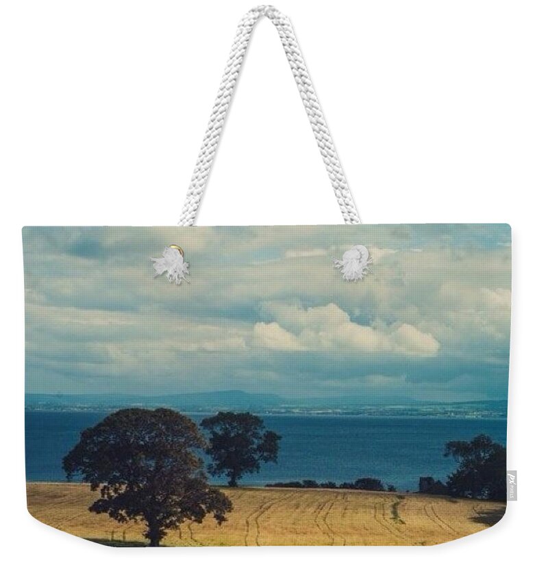 Irish Weekender Tote Bag featuring the photograph Irish Field by Aleck Cartwright