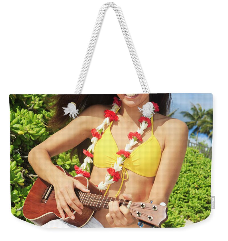 Beach Weekender Tote Bag featuring the photograph Island Music II by Tomas Del Amo - Printscapes