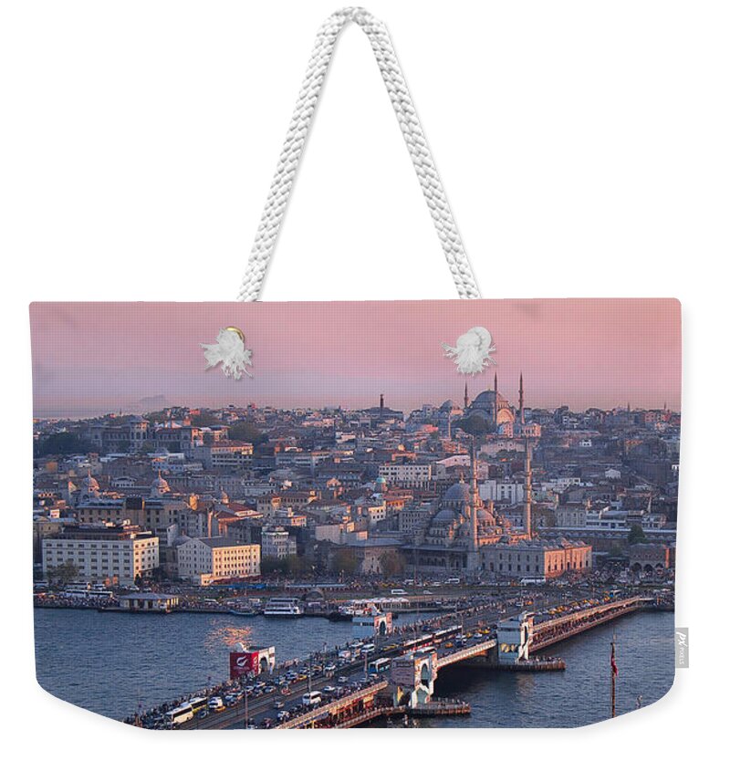 Istanbul Weekender Tote Bag featuring the photograph Istanbul View by Christian Perez Photography