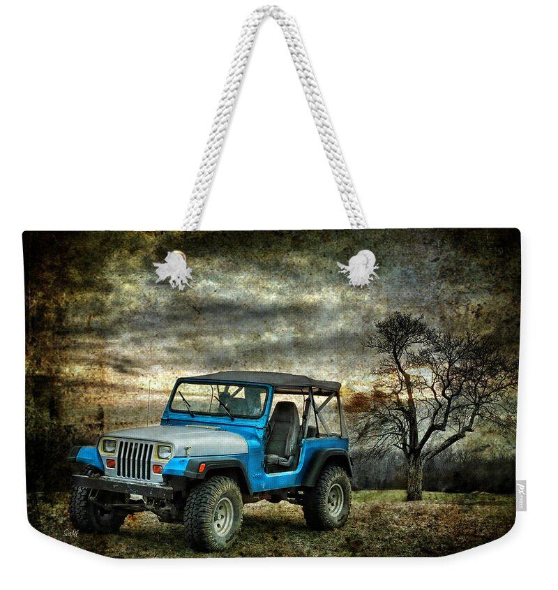Jeep Weekender Tote Bag featuring the photograph It's a jeep thing by Sami Martin