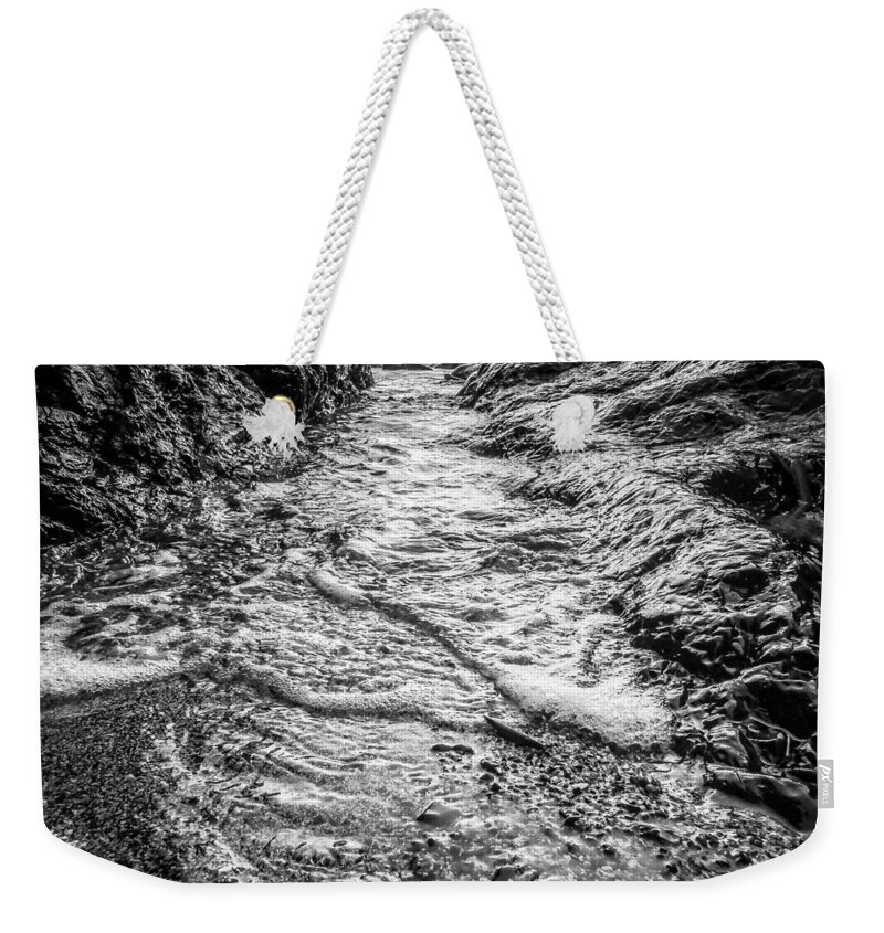 Beach Weekender Tote Bag featuring the photograph It's A Rush Browns Beach by Roxy Hurtubise