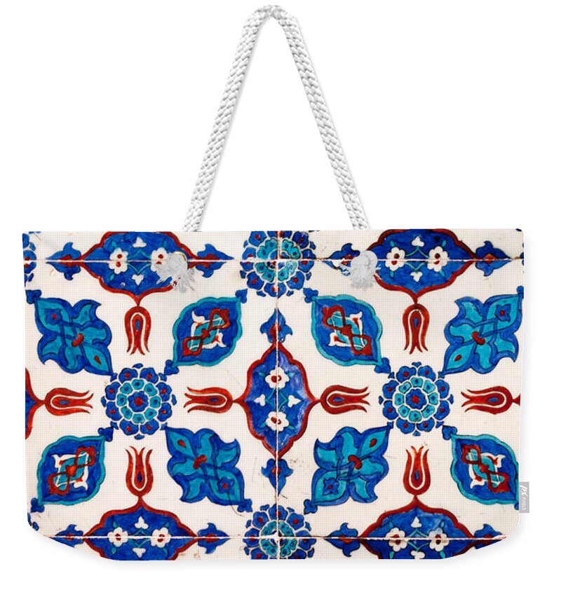 Istanbul Weekender Tote Bag featuring the photograph Iznik 15 by Rick Piper Photography