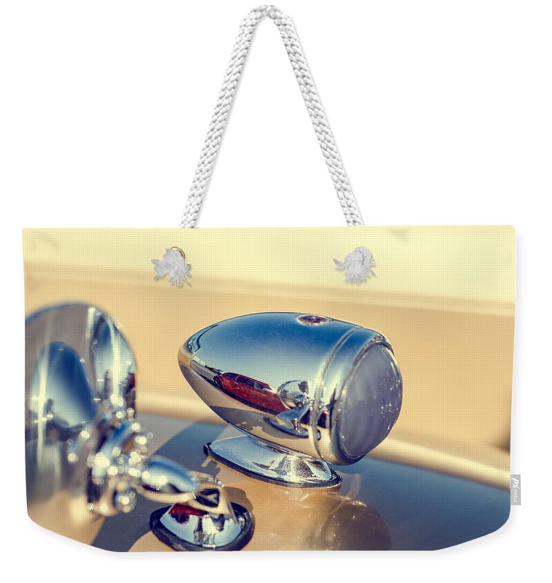 Design Weekender Tote Bag featuring the photograph Jaguar by Spikey Mouse Photography
