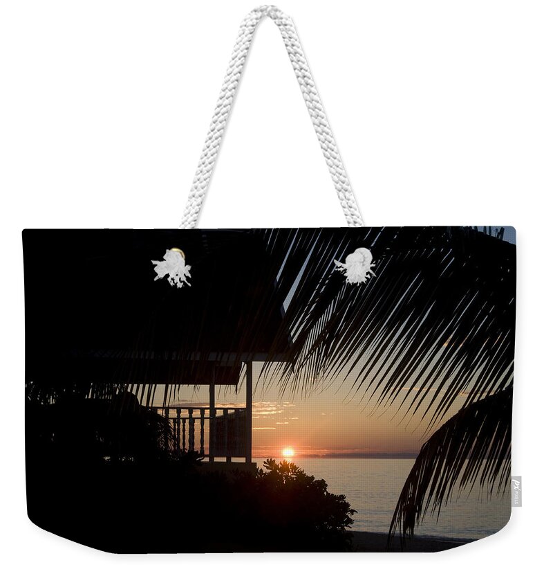Sunset Weekender Tote Bag featuring the photograph Jamaican Sunset by Robert Dann