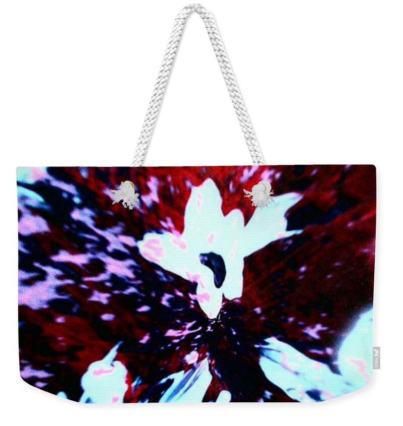 Jasmine Weekender Tote Bag featuring the painting Jasmine In My Mind by Jacqueline McReynolds