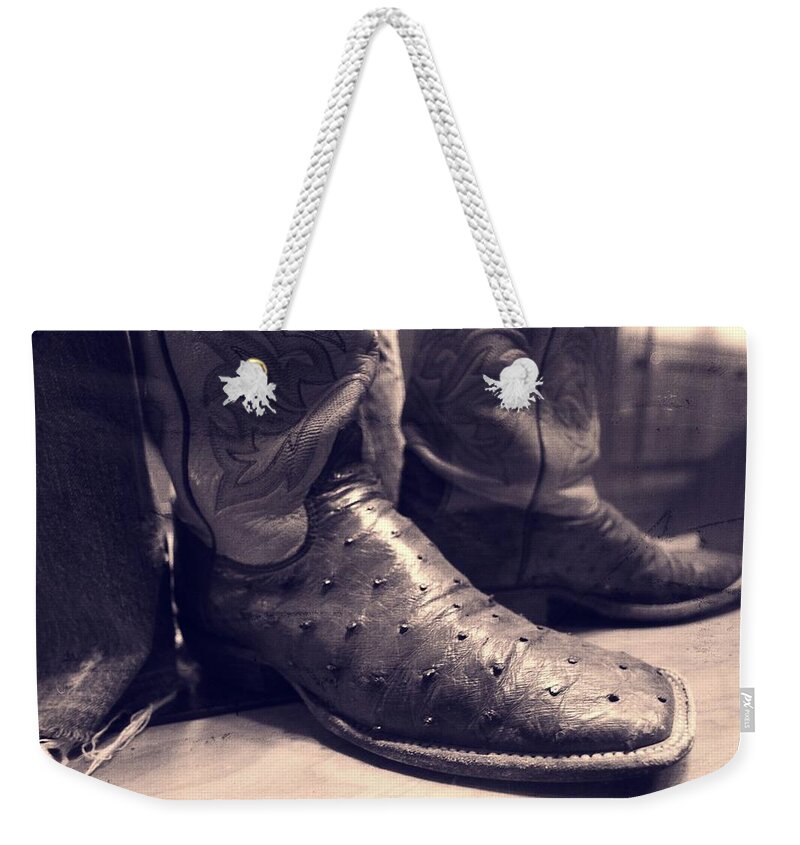 Jason Aldean's Boots Weekender Tote Bag 