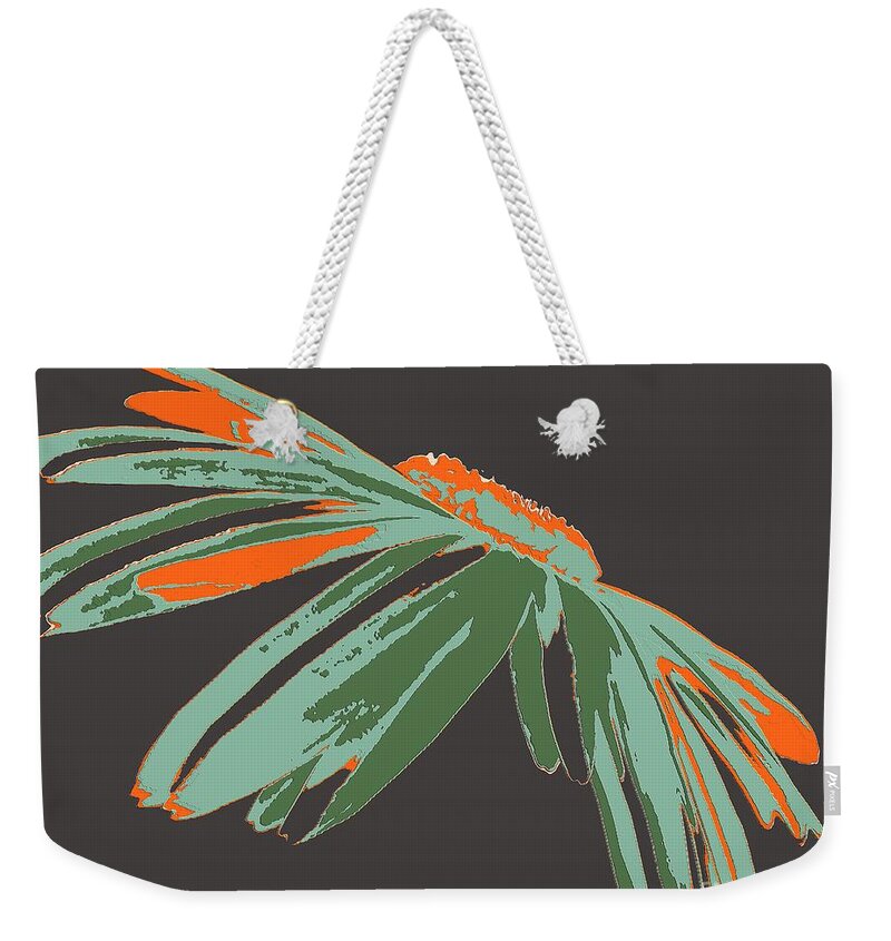 Digital Weekender Tote Bag featuring the digital art Jealous daisy by Dragica Micki Fortuna