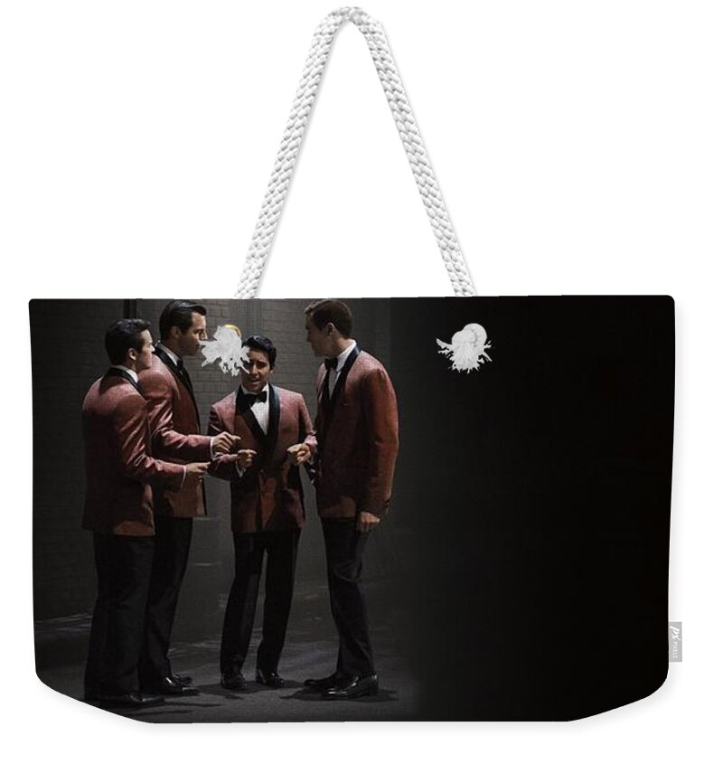 Jersey Boys Weekender Tote Bag featuring the photograph Jersey Boys by Clint Eastwood by Movie Poster Prints