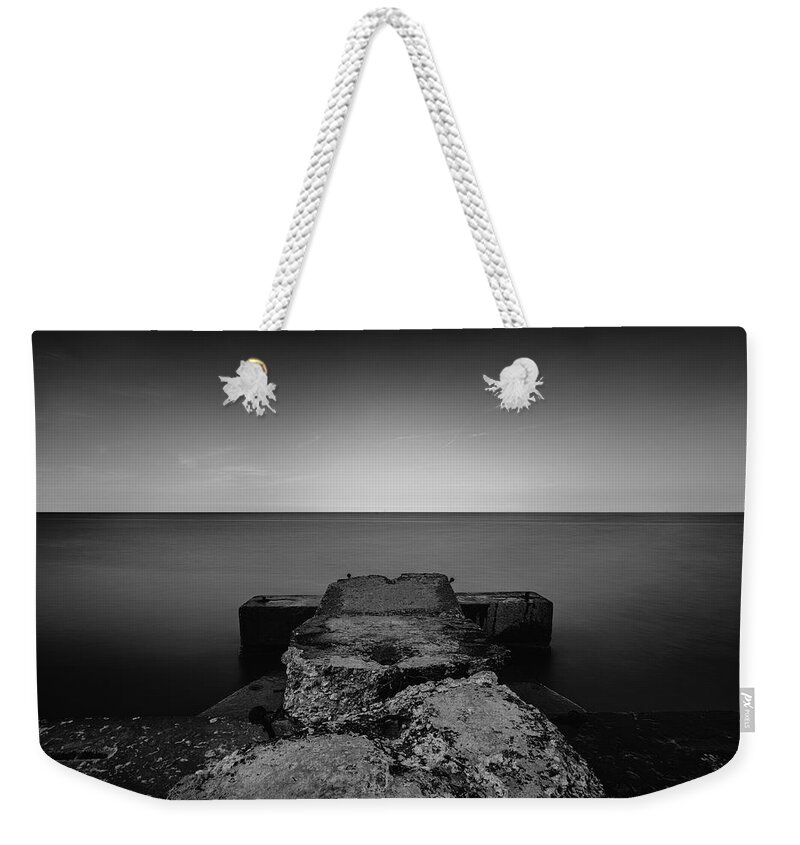 Www.cjschmit.com Weekender Tote Bag featuring the photograph Jetty by CJ Schmit