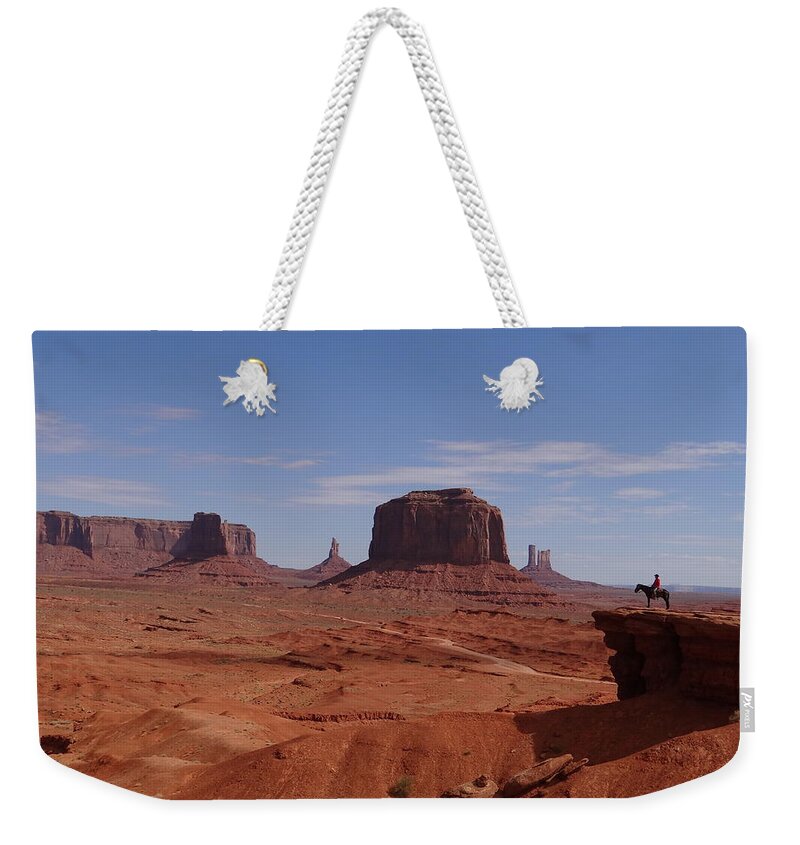 Monument Valley Weekender Tote Bag featuring the photograph John Ford's Point in Monument Valley by Keith Stokes