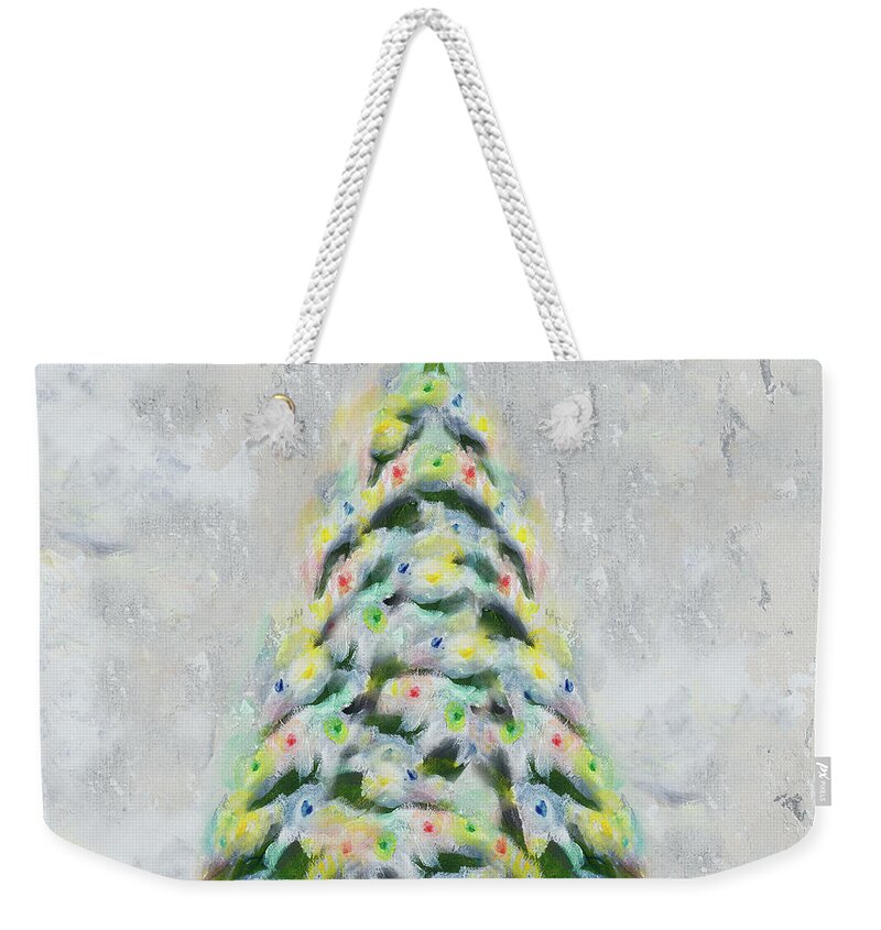 Jolly Christmas Tree Weekender Tote Bag by Tiffany Hakimipour - Pixels