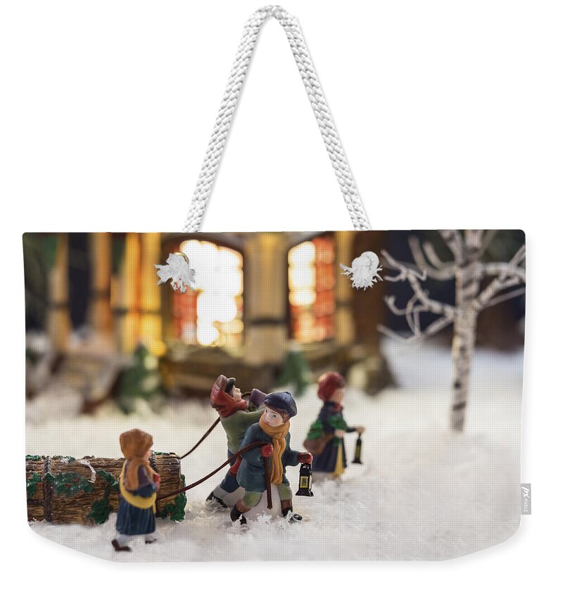 Christmas Cards Weekender Tote Bag featuring the photograph Journey Home by Caitlyn Grasso