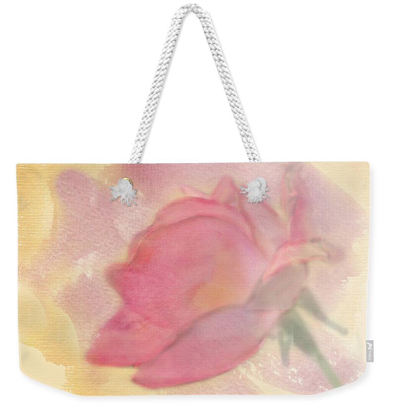 Rose Weekender Tote Bag featuring the photograph Joyous by Betty LaRue