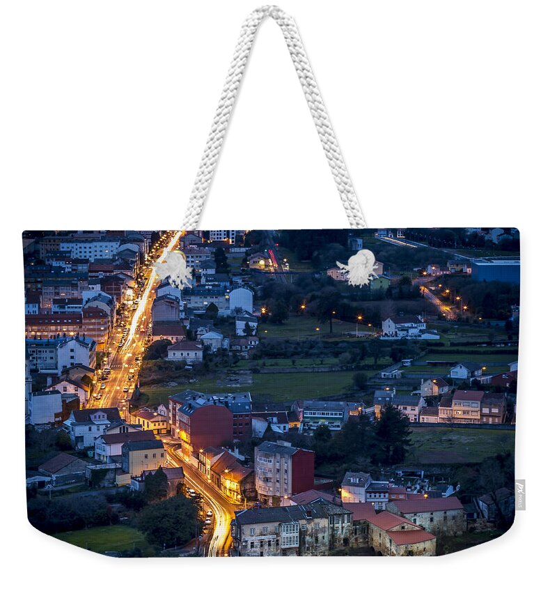 Ancos Weekender Tote Bag featuring the photograph Jubia Mill in Naron Galicia Spain by Pablo Avanzini