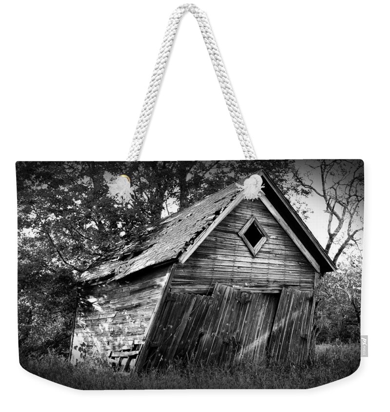 Barn Weekender Tote Bag featuring the photograph Just Add Time by Rick Bartrand