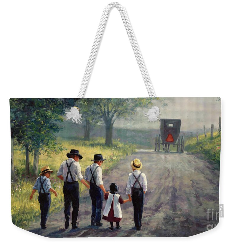 Amish Buggies Weekender Tote Bags