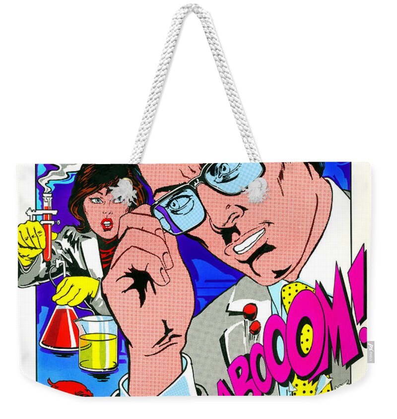 Adult Weekender Tote Bag featuring the photograph Kababoom by MGL Meiklejohn Graphics Licensing