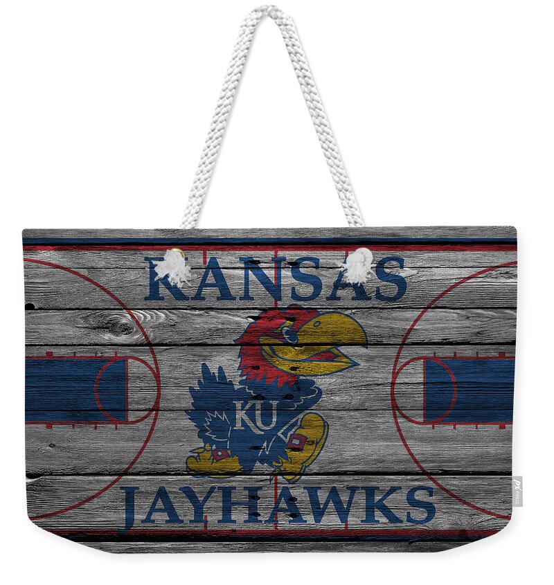 Jayhawks Weekender Tote Bag featuring the photograph Kansas Jayhawks by Joe Hamilton