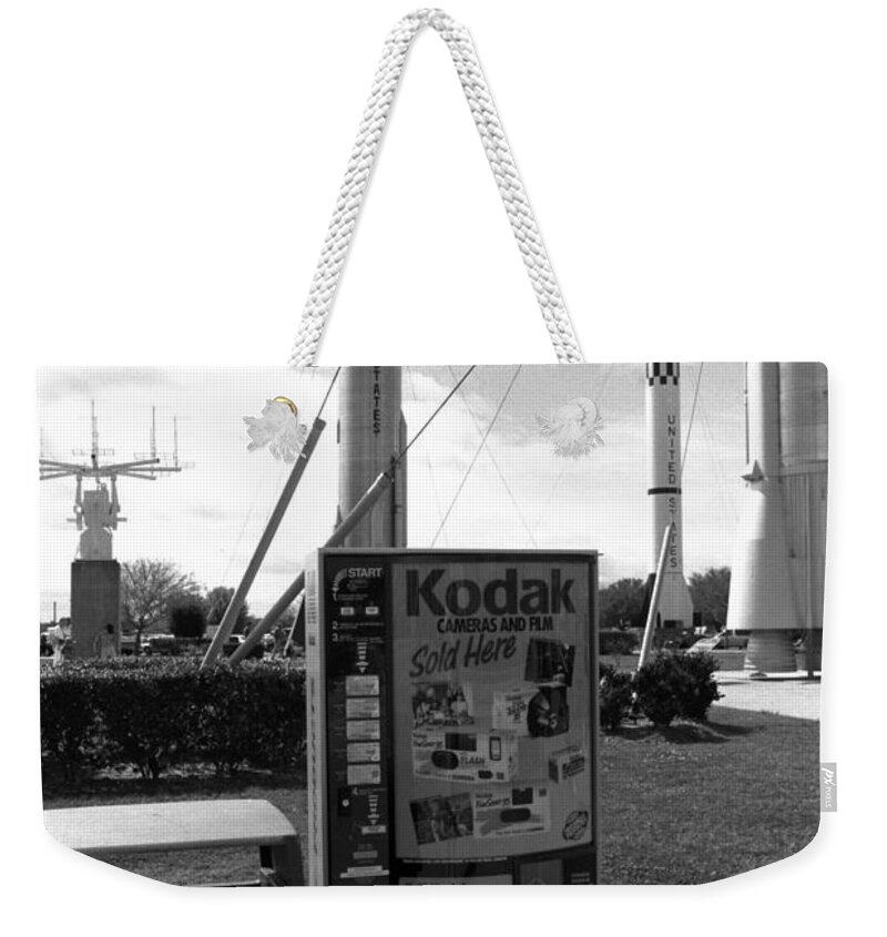 1995 Weekender Tote Bag featuring the photograph Kennedy Space Center Cape Canaveral by Edward Fielding