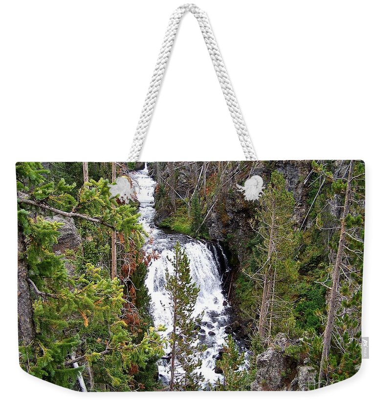 Kepler Cascades Weekender Tote Bag featuring the photograph Kepler Cascades by Charles Robinson