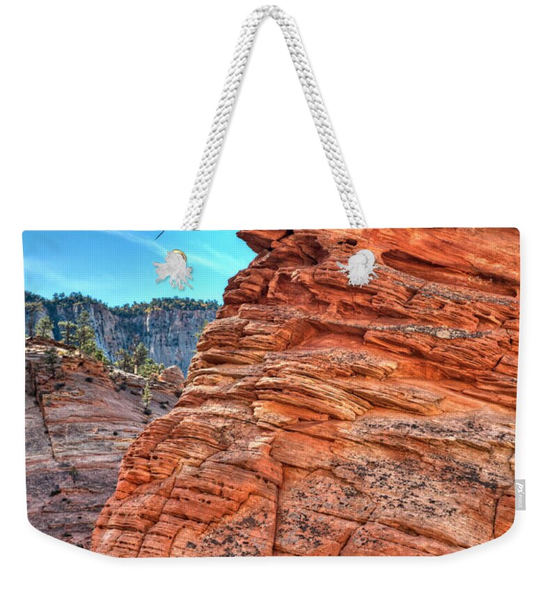 King Of The Hill Weekender Tote Bag featuring the photograph King of the Hill by George Buxbaum