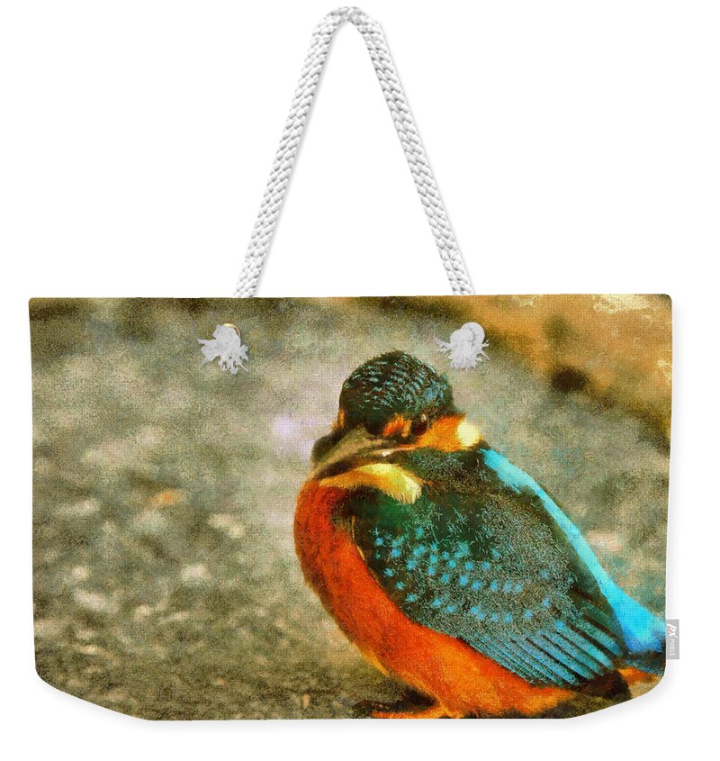 Bird Weekender Tote Bag featuring the photograph Kingfisher by Mick Flynn