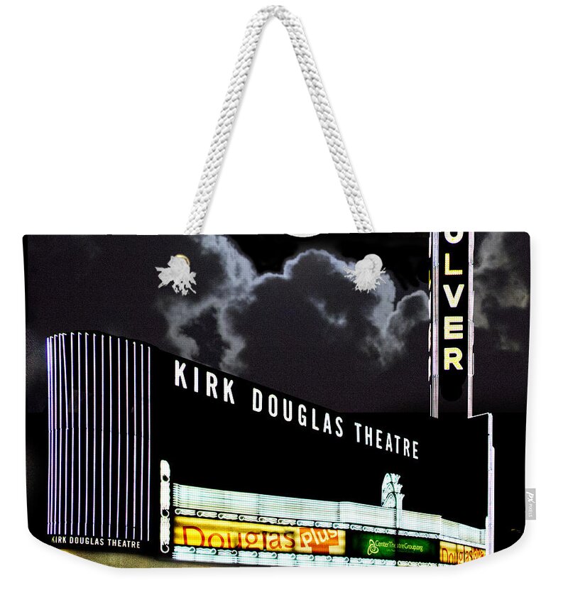 Kirk Douglas Theatre Weekender Tote Bag featuring the photograph Kirk Douglas Theatre by Chuck Staley