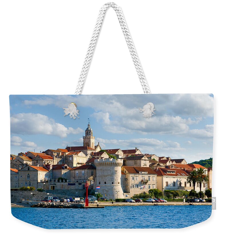 Korcula Weekender Tote Bag featuring the photograph Korcula by Alexey Stiop
