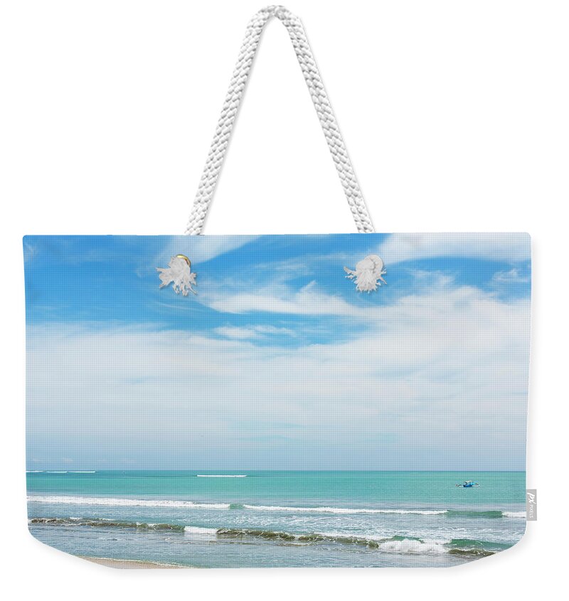 Tranquility Weekender Tote Bag featuring the photograph Kuta Beach, Bali by David Freund