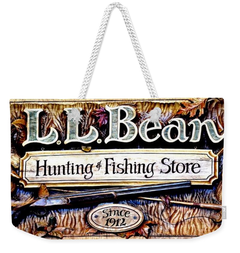 L. L. Bean Hunting and Fishing Store Since 1912 Weekender Tote Bag