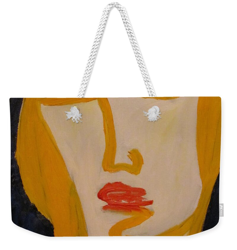 L.a. Woman Weekender Tote Bag featuring the painting L.A. Woman by Shea Holliman