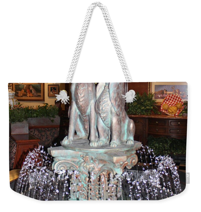 Disney World Weekender Tote Bag featuring the photograph Lady And The Tramp by David Nicholls