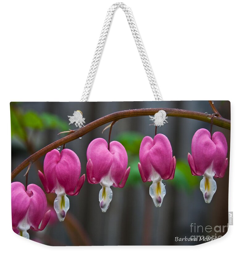 Garden Weekender Tote Bag featuring the photograph Lady In A Bath by Barbara McMahon