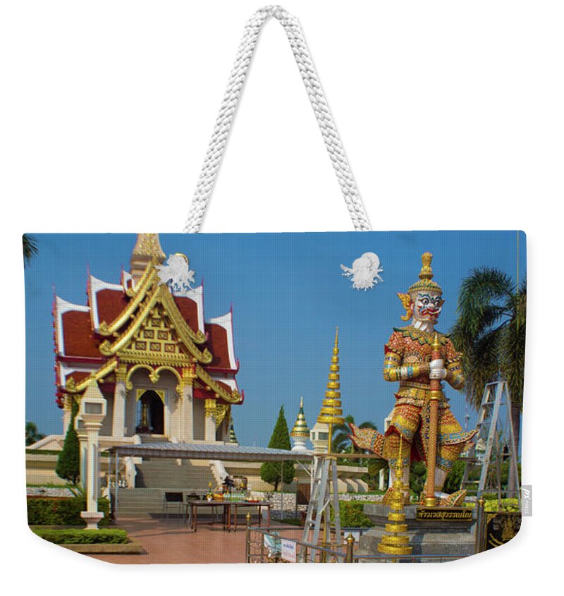Architecture Weekender Tote Bag featuring the photograph Lak Mueang, Udon Thani, Thailand No.3 by Krit Of Studio Omg