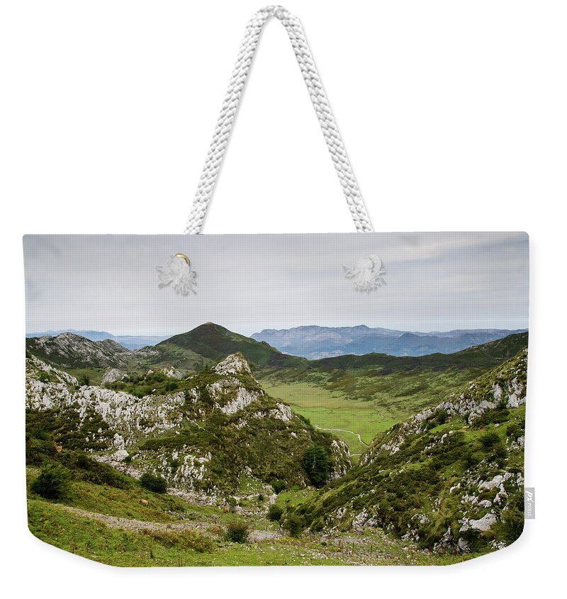 Scenics Weekender Tote Bag featuring the photograph Landscape Of The Picos De Europa by Megan Ahrens
