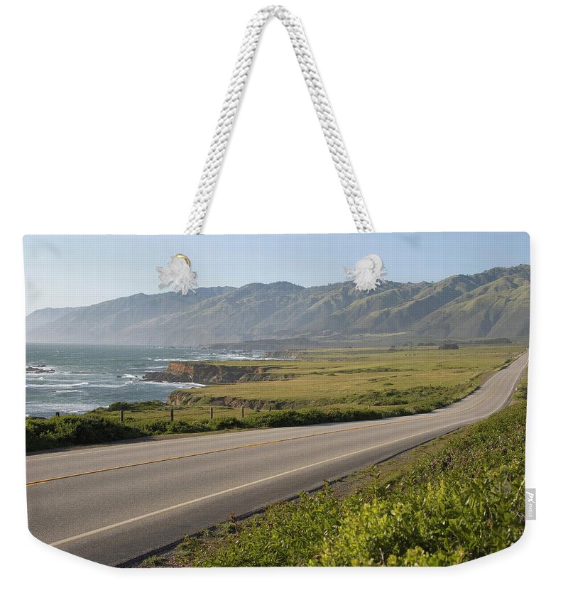 Scenics Weekender Tote Bag featuring the photograph Landscape With Highway 1 by John Elk