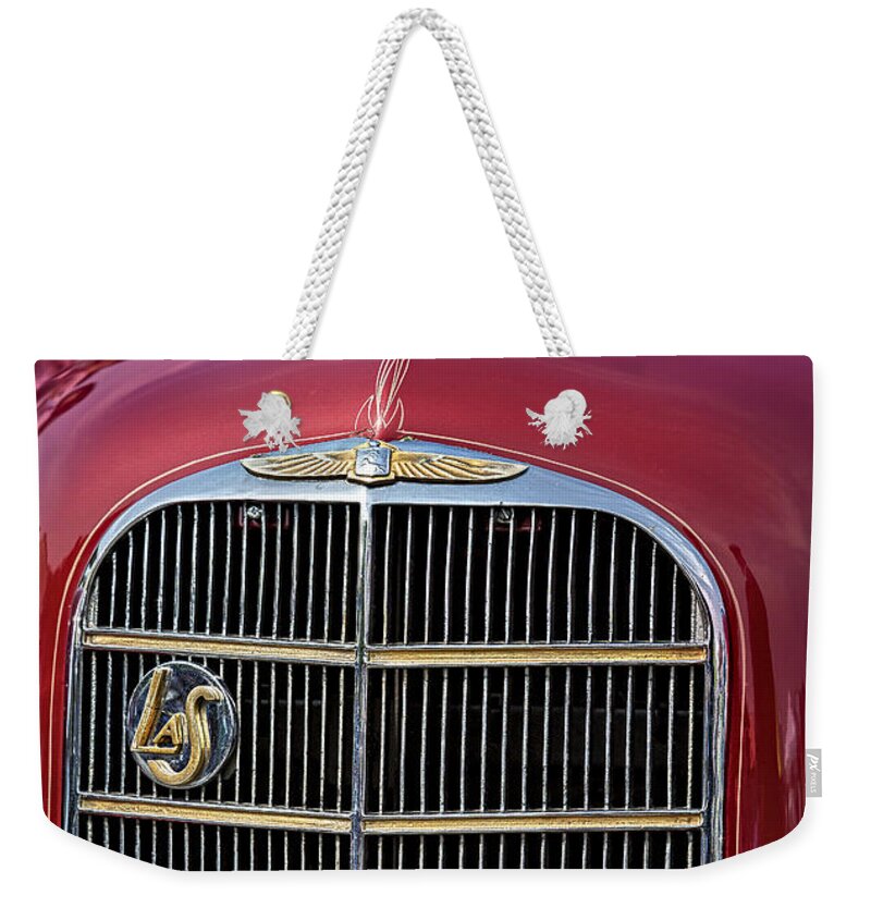 Cars Weekender Tote Bag featuring the photograph GM LaSalle 1936 Classic Coupe by Susan Candelario