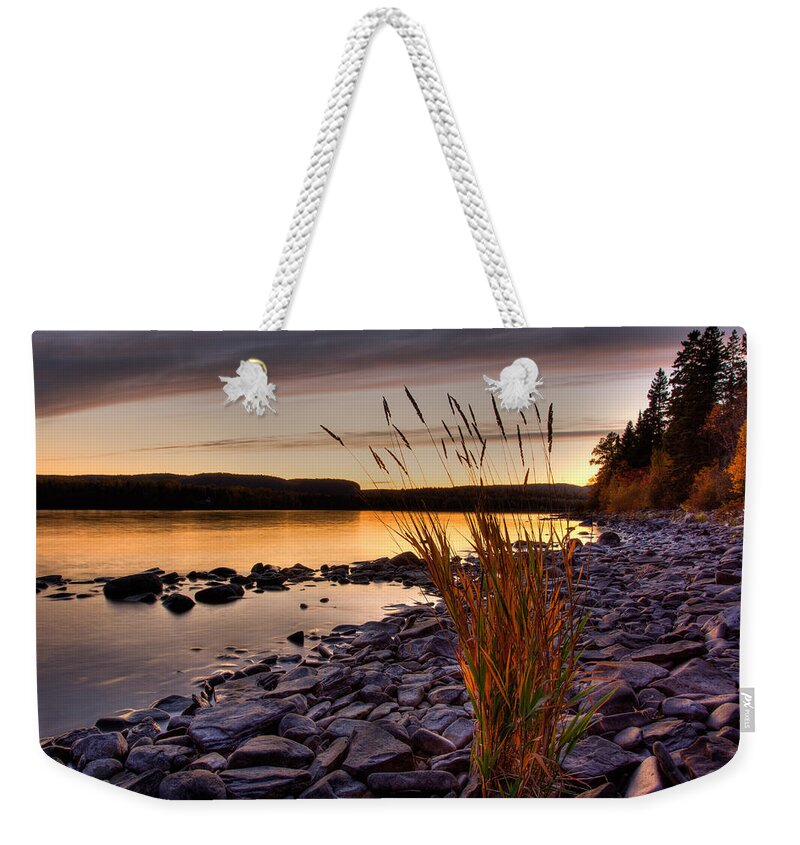 Autumn Weekender Tote Bag featuring the photograph Last Daylight by Jakub Sisak