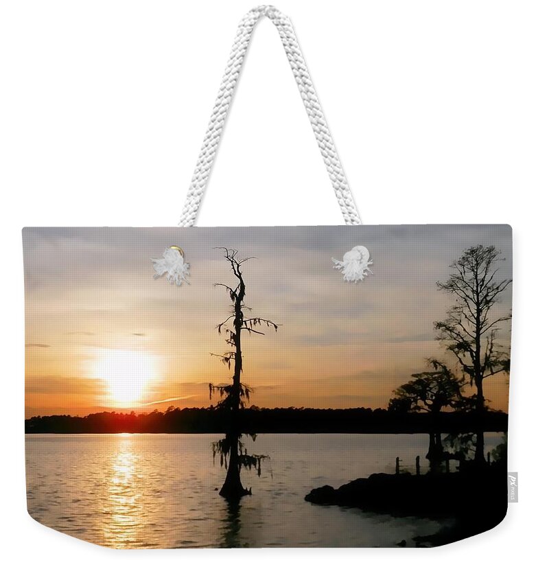 Victor Montgomery Weekender Tote Bag featuring the photograph Last Sunset Of 2012 by Vic Montgomery